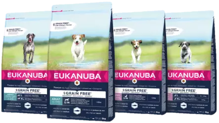 Eukanuba Grain Free Puppy Ocean fish S/M - Eukanuba kuivaruoat - 8710255184890 - 1