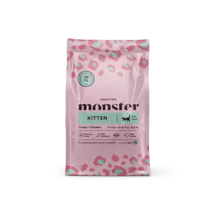 Monster GF Kitten Turkey&chicken - Monster kuivaruoat - 7350040125700 - 1