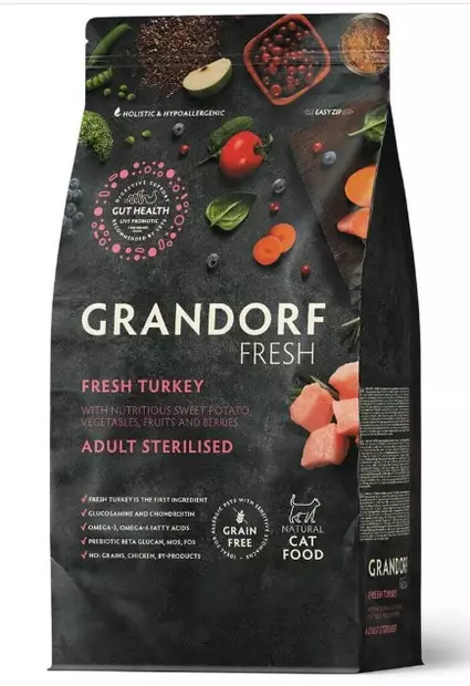 Grandorf fresh turkey adult - Grandorf kuivaruoat - 5407007852550 - 1