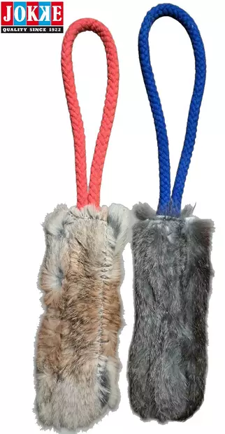 Jokke Cotton Rabbit Red - Koiran aktivointilelut - 6417114114440 - 1