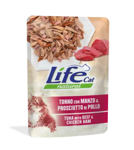 Life cat tonnikala+nauta+kanankoipi 70g - Life märkäruoat - 8034105420410 - 1