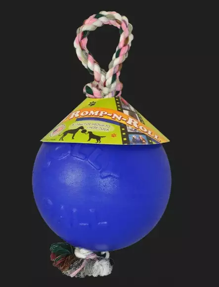 Romp-n-Roll narupallo 10cm sininen - Kissan pallot - 788169064520 - 1