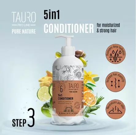 TPL Pure nature 5in1 hoitoaine 400ml - Koiran shampoot ja hoitoaineet - 4779051634750 - 2