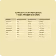 Nutriment Fresh Kana 800g - Muut koiran pakasteruoat - 5060359983480 - 3