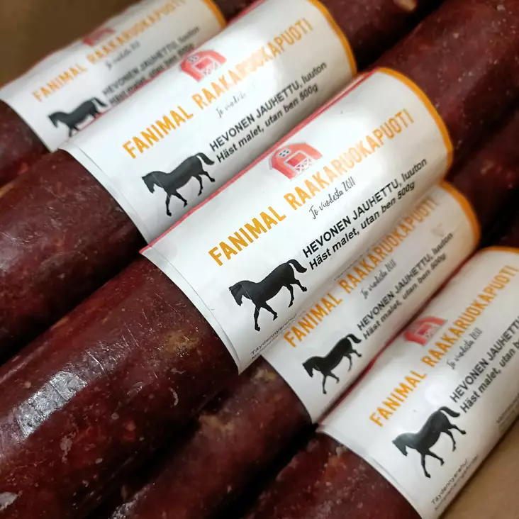 Fanimal Hevosen jauheliha 500g - Fanimal pakasteruoat - 0093075000 - 3