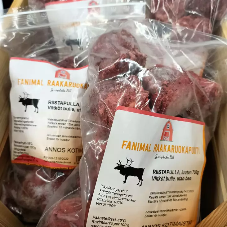 Fanimal Riistapullat 700g - Fanimal pakasteruoat - 8003940000 - 2