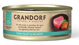 Grandorf Cat Tuna & Salmon 70g - Kissan muut märkäruoat - 5407007850310 - 1