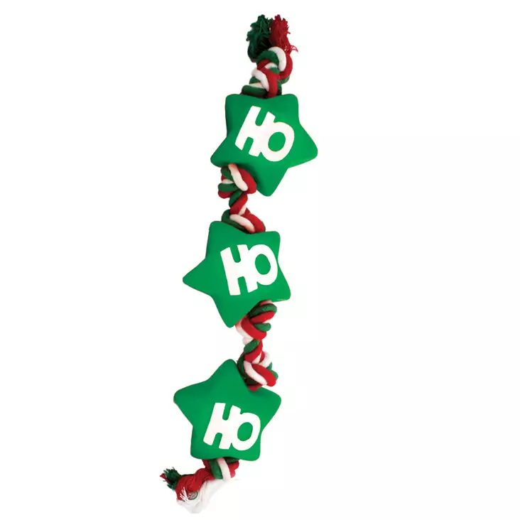 HP Festive Vinyl Rope Vinyylilelu - Koiran lateksi- ja muovilelut - 701029397170 - 1
