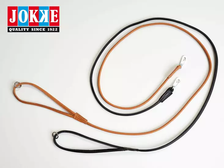 Jokke Wasa-talutin 8/180 ruskea - Koiran nahkataluttimet - 6417114131300 - 1