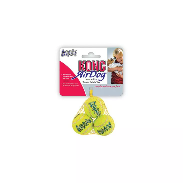 Kong Airdog squeaker ball 3kpl - Koiran pallot - 035585775180 - 1