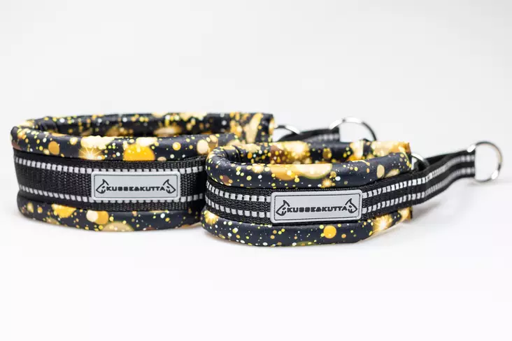 Kusse&Kutta PK-panta Lycra Kultakuume - Tekstiilipannat - 6430078945240 - 1