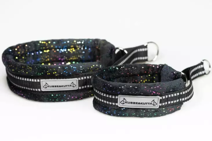 Kusse&Kutta PK-panta Pehmo Kimalle Musta - Tekstiilipannat - 6430078940900 - 1