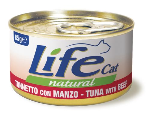 LifeCat Tonnikala & Nauta 85g - Life märkäruoat - 8034105422520 - 1