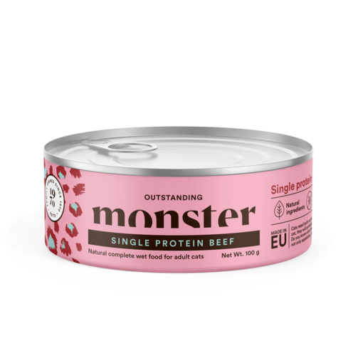 Monster nauta 100g - Monster märkäruoat - 7350040124420 - 1