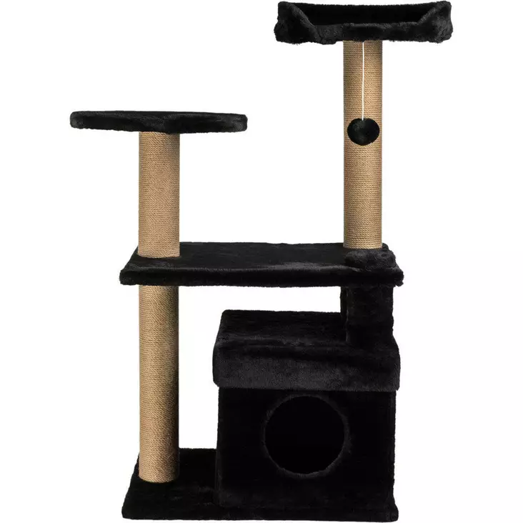 Ozami Raapimapuu musta Z75 - Kissan raapima-/kiipeilypuut - 7330002051940 - 1