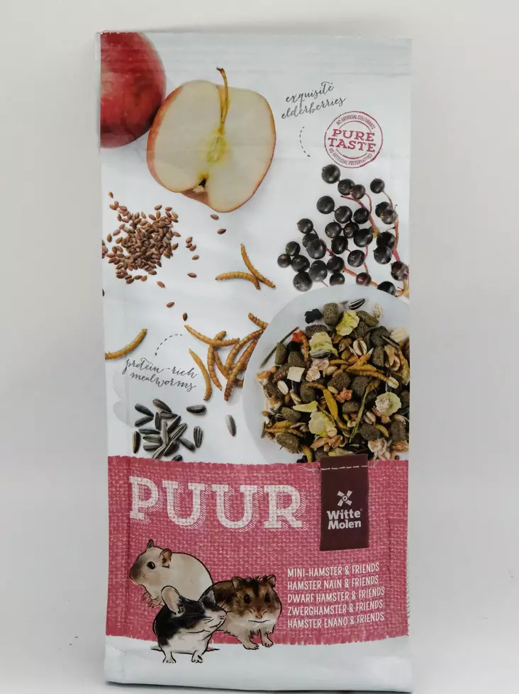 PUUR Mini-Hamster 400g - Kanien ja jyrsijöiden seokset - 8711304670210 - 1