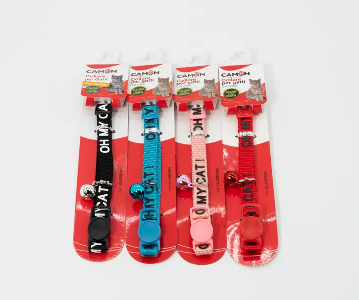 Pimeässä hohtava kissan kaulapanta - Kissan pannat, valjaat ja taluttimet - 8019808112220 - 1