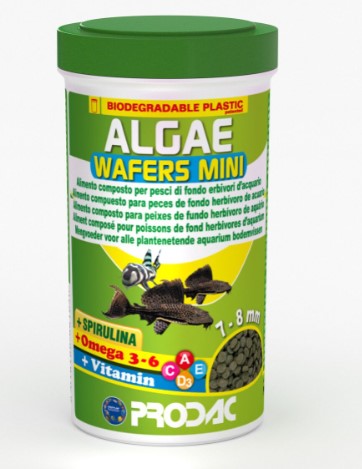 Prodac Algae Wafers mini 250ml/135g - Prodac kalanruoat - 8018189851940 - 1