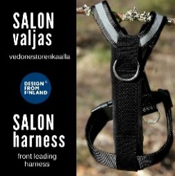 Salon valjas musta - Koiran valjaat - 6438406003440 - 1