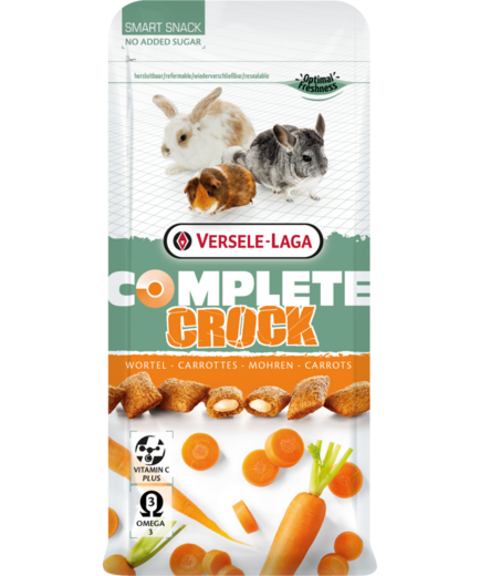 Versele laga Complete Crock Carrot 50g - Muut jyrsijän ja kani  herkut - 5410340613030 - 1