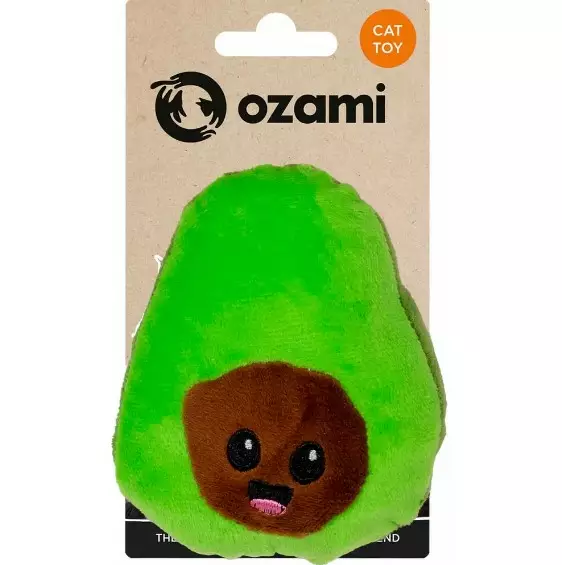 Ozami Avocado pehmo kissanmintulla - Kissan tekstiililelut - 7330002059670 - 1