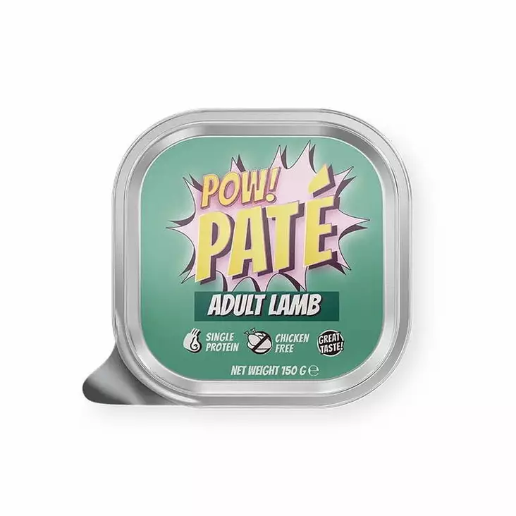 POW! Dog Adult Lammas Paté 150 g - Muut märkäruokamerkit - 7350040128770 - 1