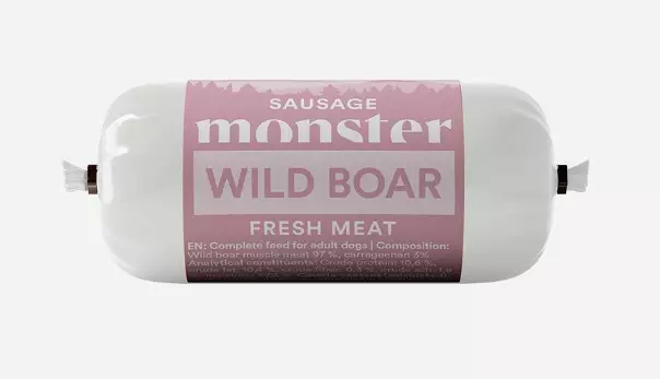 Monster Dog Sausage Wild Boar - Monster märkäruoat - 7350040129470 - 1