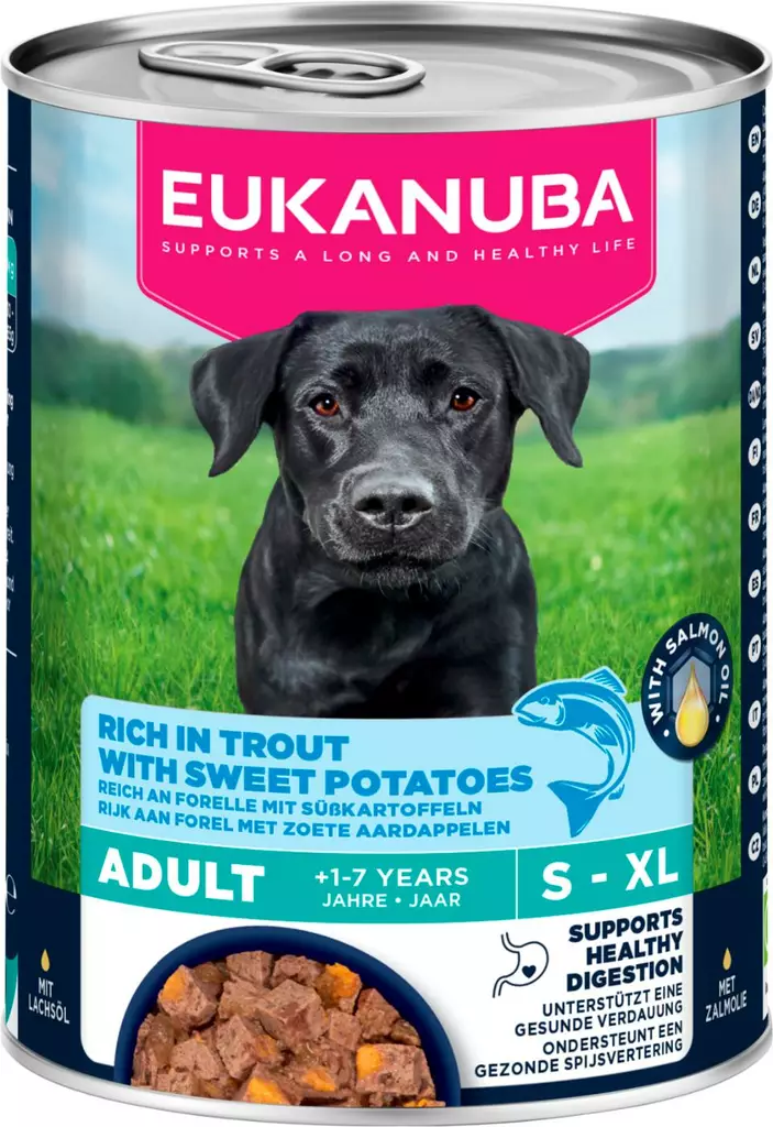 Eukanuba Trout with Sweet potatoes 400g - Muut märkäruokamerkit - 8710255206240 - 1
