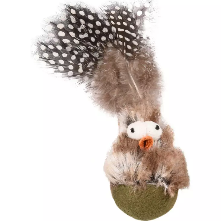 Flamingo Natural lintu heiluu ja ääntele - Kissan aktivointilelut - 5400585157420 - 1