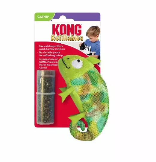 KONG refillable chameleon - KONG Lelut kissoille - 035585458090 - 1