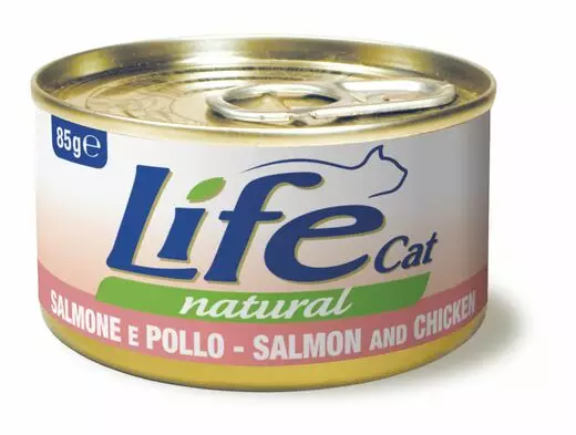 Life Cat Lohi&kana märkäruoka 85g - Life märkäruoat - 8034105422650 - 1