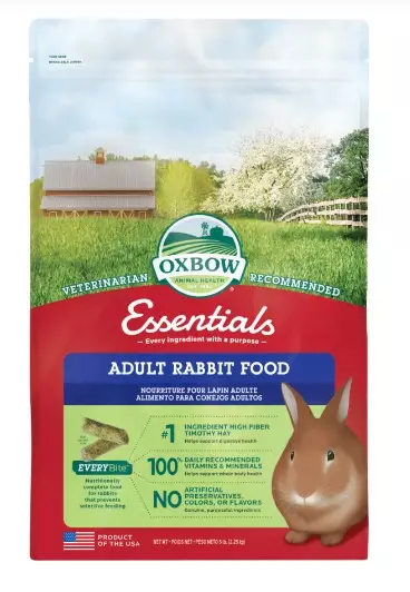 Oxbow Essential Adult Rabbit Food 2.25kg - Kanien ja jyrsijöiden pelletit - 744845401010 - 1