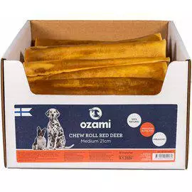 Ozami puruluu Ison kauriin nahkasta 21cm - Koiran puruluut - 7330002052480 - 1