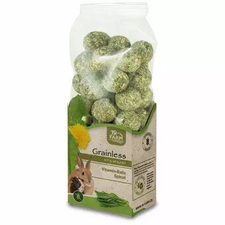 JR Farm vitamiinipallot pinaatti 150g - Muut jyrsijän ja kani  herkut - 4024344203961 - 1