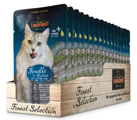 Leonardo Taimen&Kissanminttu 85g - Leonardo märkäruoat - 4002633756411 - 2