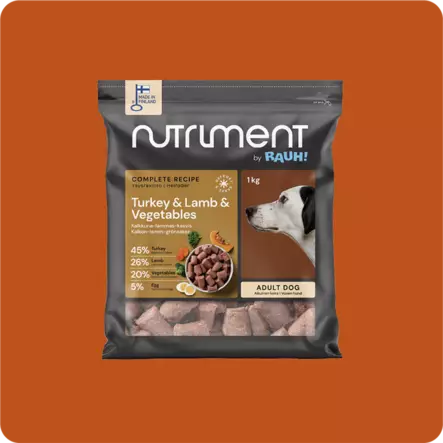Nutriment Kalkkuna&lammas ja vihannes - Muut koiran pakasteruoat - 6410180002161 - 1