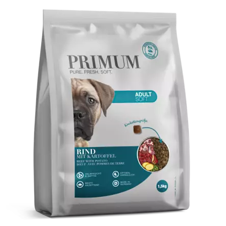 Primum Soft Adult Nauta & peruna, 1,5k - Muut koiran kuivaruoat - 4250839505771 - 1