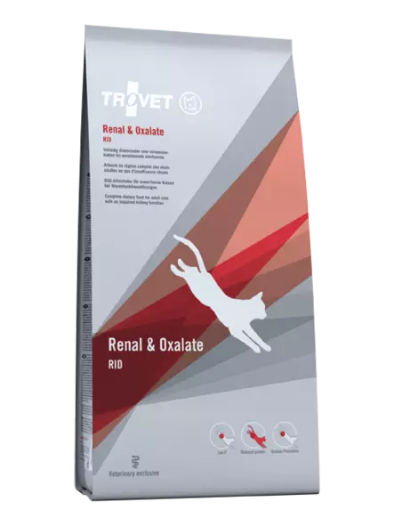 Trovet Renal Oxalate Cat RID - Kissan eläinlääkärisarjan kuivaruuat - 8413037377281 - 1