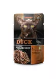 Leonardo Duck with pulled beef 70g - Leonardo märkäruoat - 4002633756541 - 1