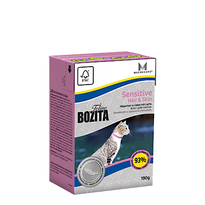 Bozita Sensitive Hair&Skin 190g - Bozita märkäruoat - 7300330020611 - 1