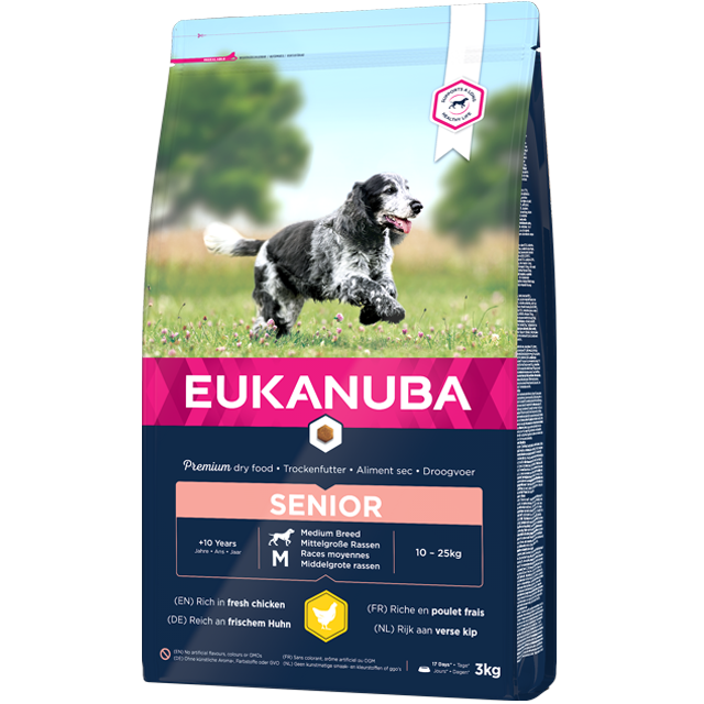 Eukanuba Senior Medium 15kg - Eukanuba kuivaruoat - 8710255145921 - 1