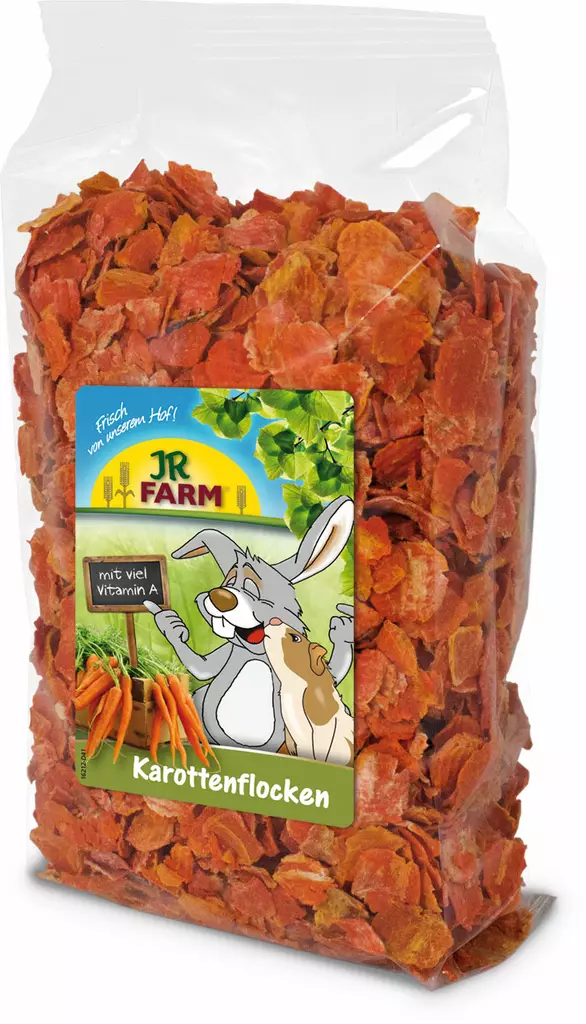 JR Farm Porkkanahiutaleet 150g - Muut jyrsijän ja kani herkut - 4024344162541 - 1
