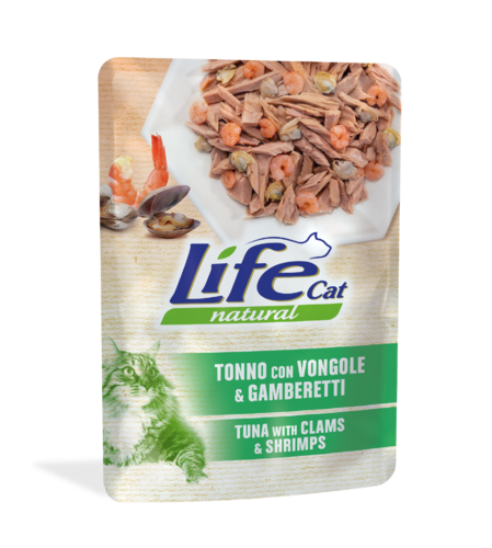 Lifecat tonnikala, simpukka ja katkarapu - Life märkäruoat - 8034105423831 - 1