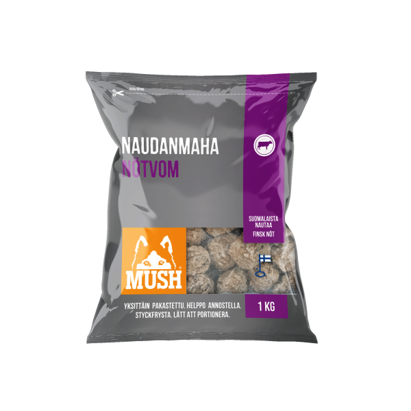 MUSH B.A.R.F. Basic® Naudanmaha pulla - Mush pakasteruoat - 6430023296441 - 1