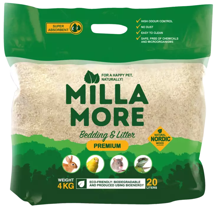 Millamore Bedding kuivike 20l - Purut ja muut pohjamateriaalit - 4742400000971 - 2