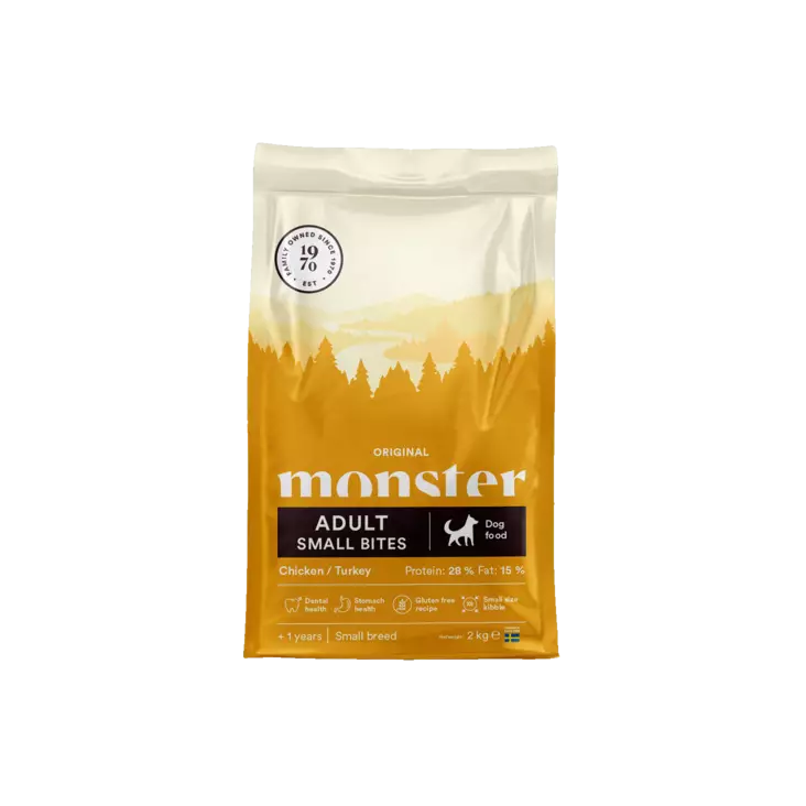 Monster Dog Original Adult Small - Monster kuivaruoat - 7350040125441 - 1