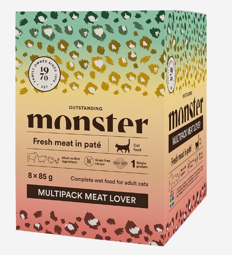Monster Patee Multipack Lajitelma - Monster märkäruoat - 7350040126431 - 1
