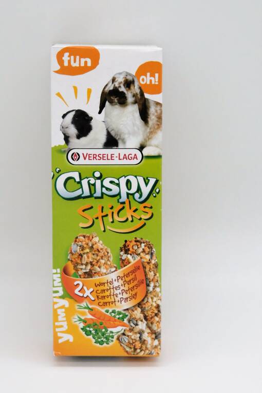 VL Crispy Sticks Carrot & Parsley 2 kpl - Jyrsijän ja kanien purutikut - 5410340620601 - 1