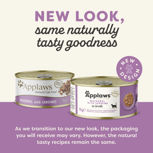 Applaws Mackerel & Sardine 70g - Applaws märkäruoat - 5060333433451 - 1