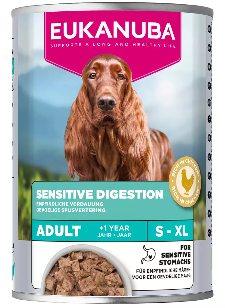 Eukanuba Sensitive Digestion Adult 400g - Muut märkäruokamerkit - 8710255188331 - 2